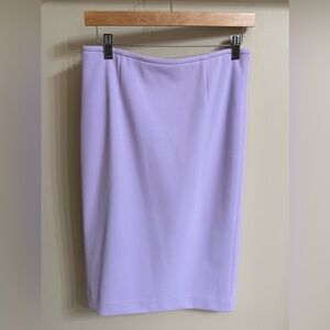 Elegant Lavender Pencil Skirt